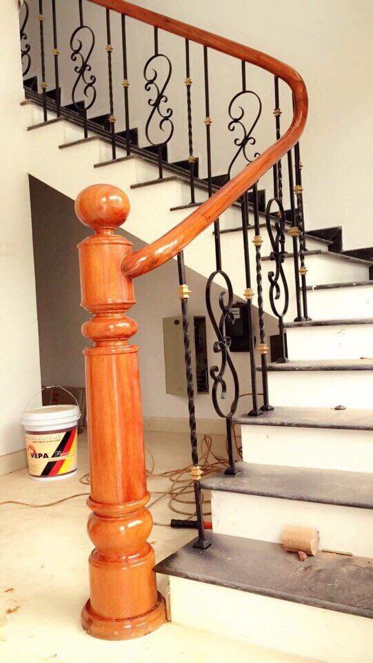 Cầu thang sắt 15 trong catalog cầu thang sắt nghệ thuật của Cầu Thang Đẹp Miền Bắc