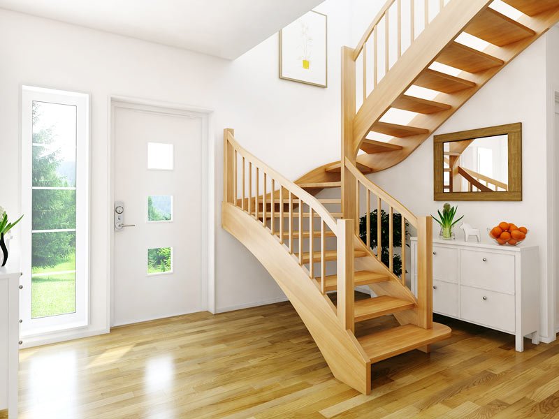 Cầu thang gỗ 57 trong catalog cầu thang gỗ của Cầu Thang Đẹp Miền Bắc