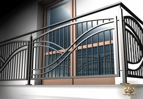 Lan can sắt 06 trong catalog lan can sắt nghệ thuật của Cầu Thang Đẹp Miền Bắc