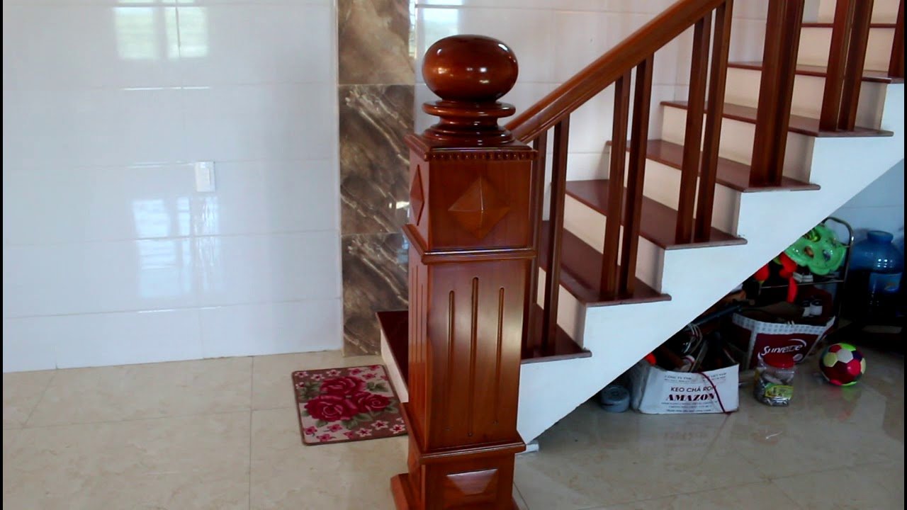 Cầu thang gỗ 65 trong catalog cầu thang gỗ của Cầu Thang Đẹp Miền Bắc