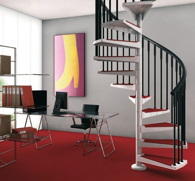 Cầu thang xương xoáy ốc 10 trong catalog cầu thang xoáy ốc của Cầu Thang Đẹp Miền Bắc