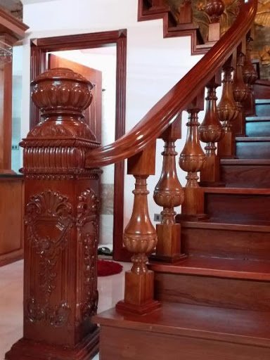 Cầu thang gỗ 72 trong catalog cầu thang gỗ của Cầu Thang Đẹp Miền Bắc